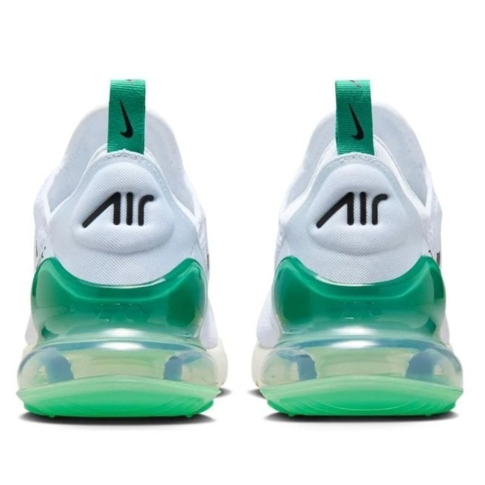 Nike Womens Air Max 270 White Stadium Green Black AH6789-125 Size 7.5 - Picture 5 of 6